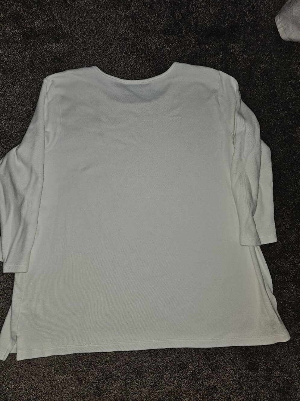 Quacker Factory Lot Of 4 - 100% Cotton 3/4 Sleeve Rhinestone Sparkle Shirts Sz L - Picture 14 of 16